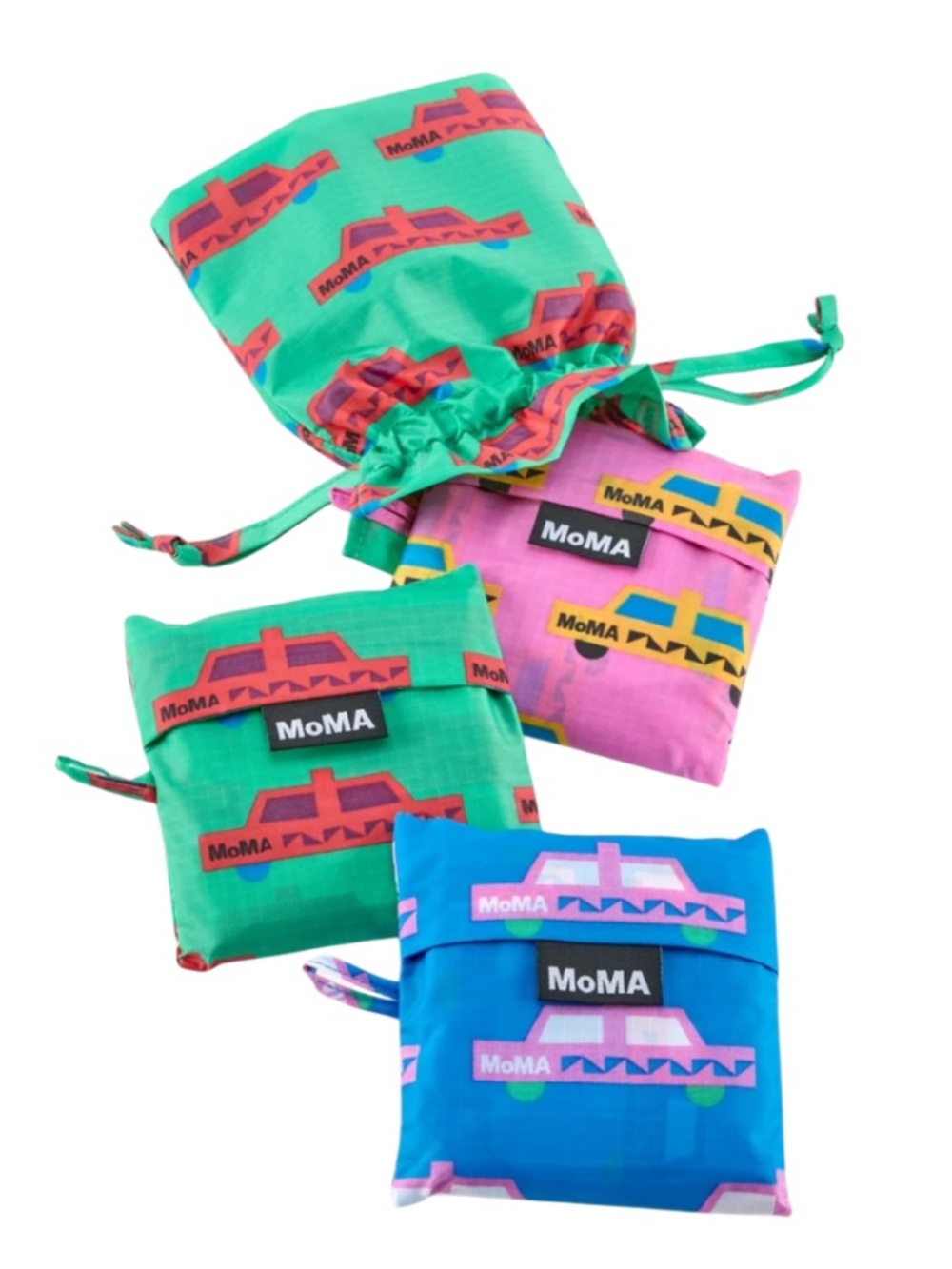 BAGGU X MOMA EXCLUSIVE Pattern Skyline Standard BAGGU Tote Bags-Set of Three